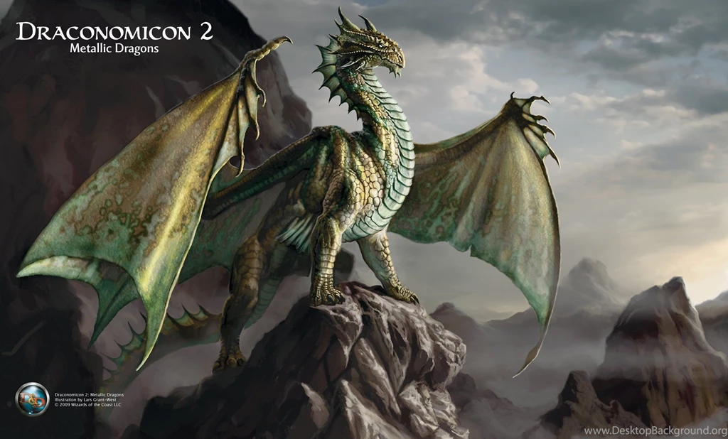 DRACONOMICON METALLIC DRAGONS Dungeons Dragons Metallic ...