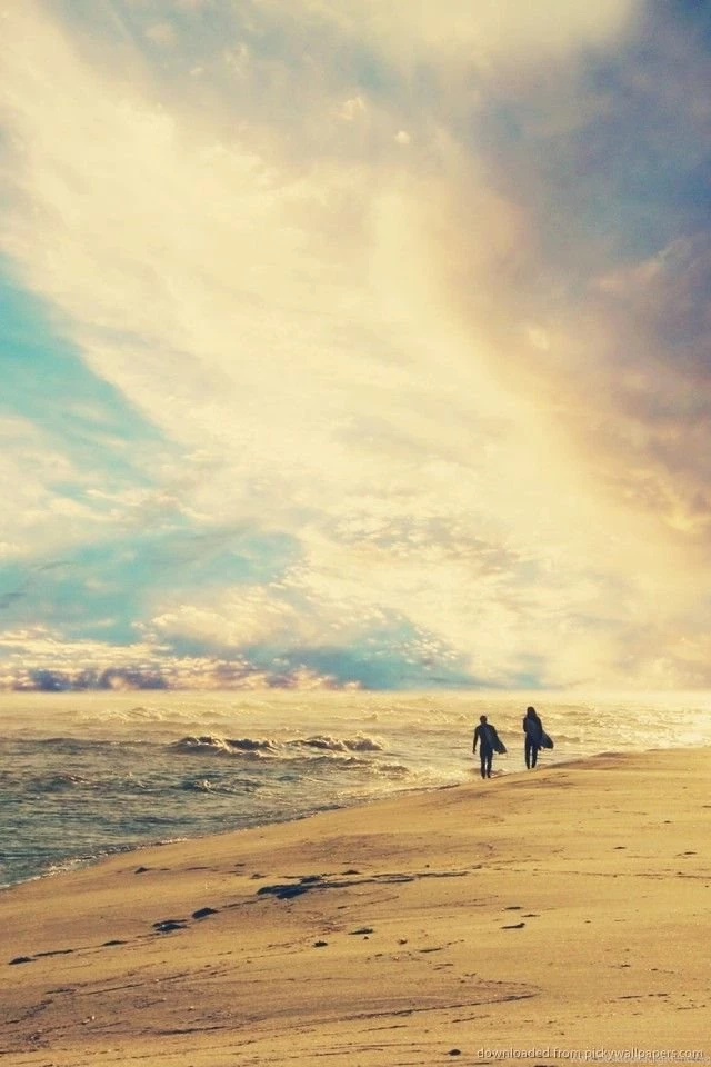 Download Beautiful Surfing Beach Wallpapers For iPhone 4