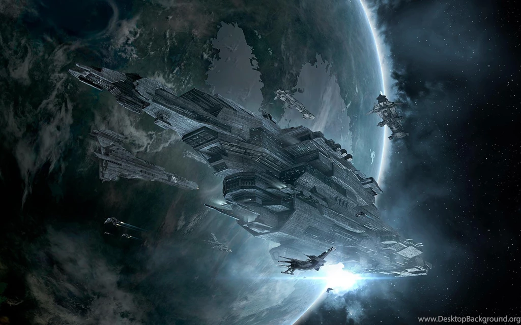 Eve Online Caldari Titan Fleet Wallpapers
