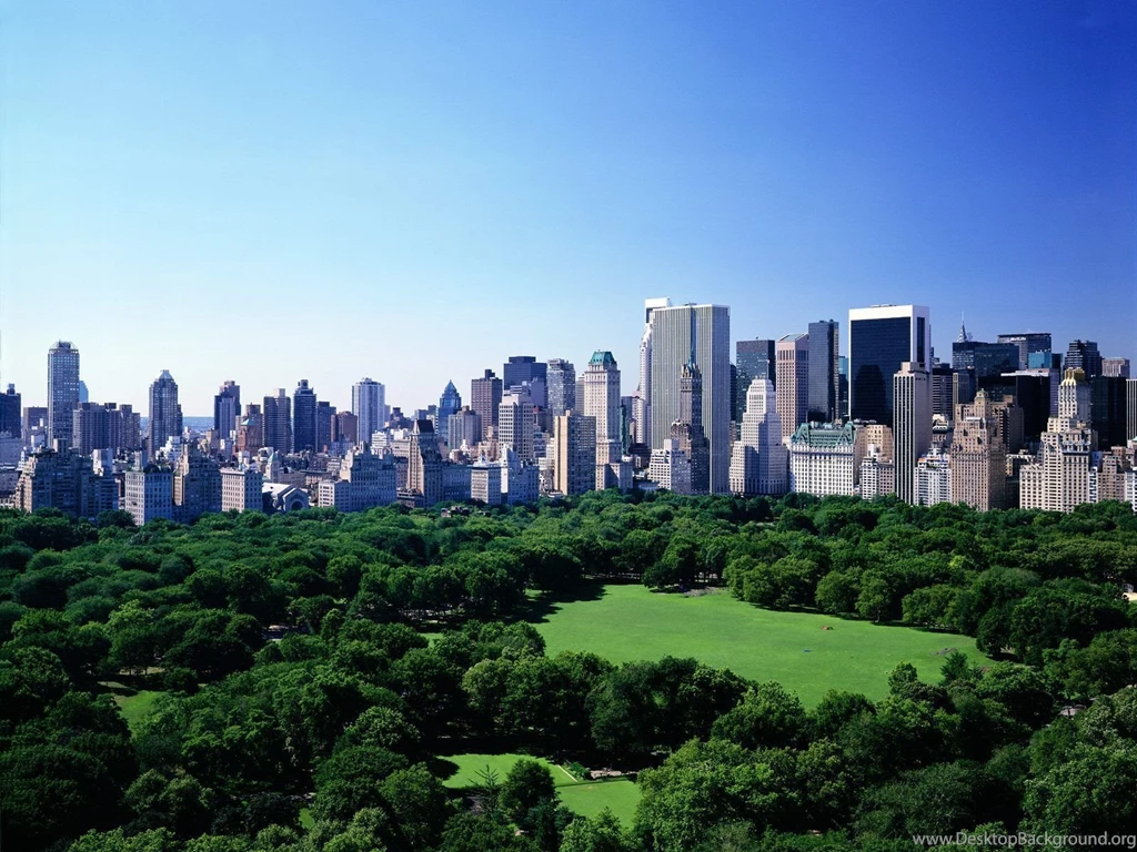 View Of Manhattan And Central Park, New York City 1600x1200 ...