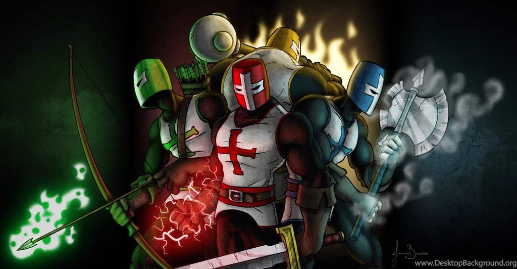 CASTLE CRASHERS Fighting Action Rpg Fantasy Scrolling Castle ...