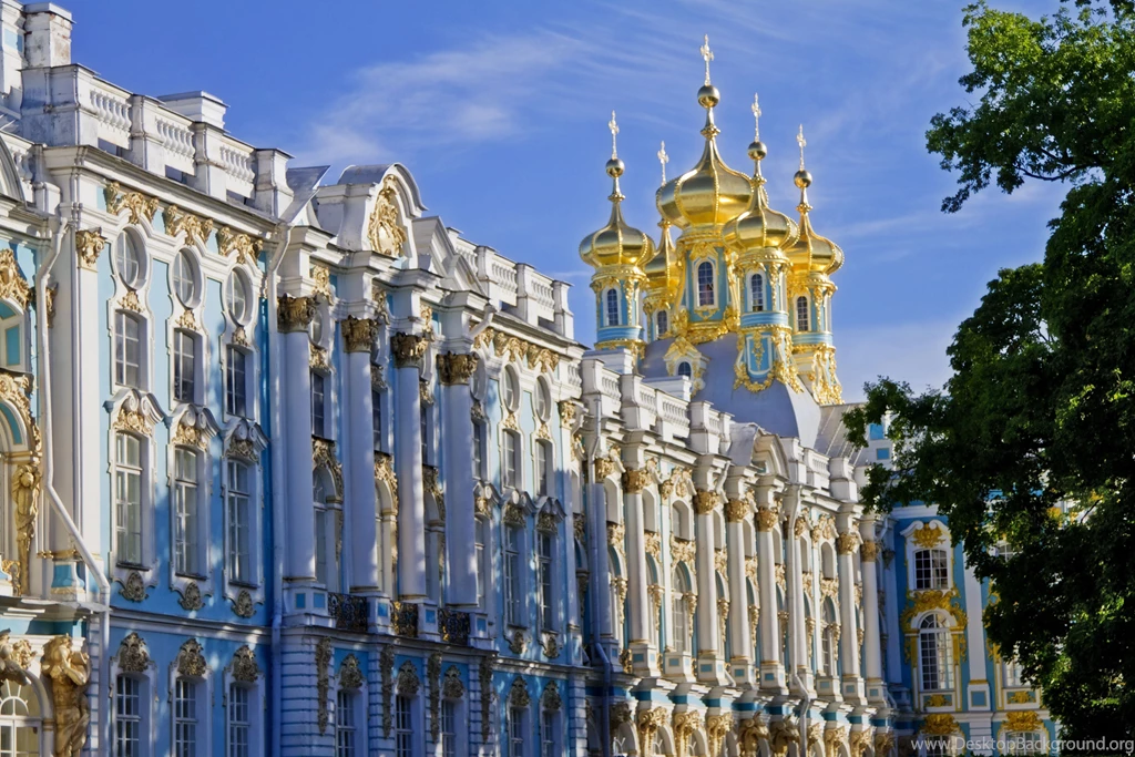 Catherine Palace St Petersburg Russia Wallpaper Backgrounds