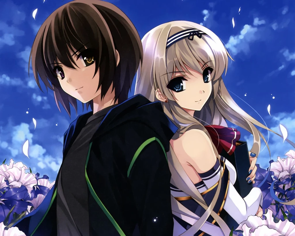 cute anime couple wallpapers desktop background