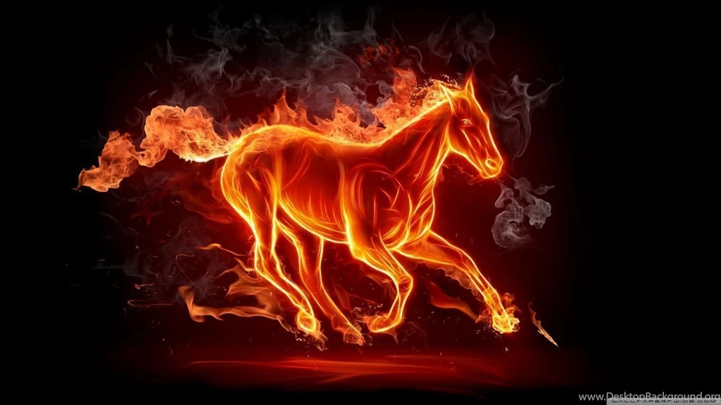 Horse Fire HD Desktop Wallpapers : High Definition : Fullscreen ...