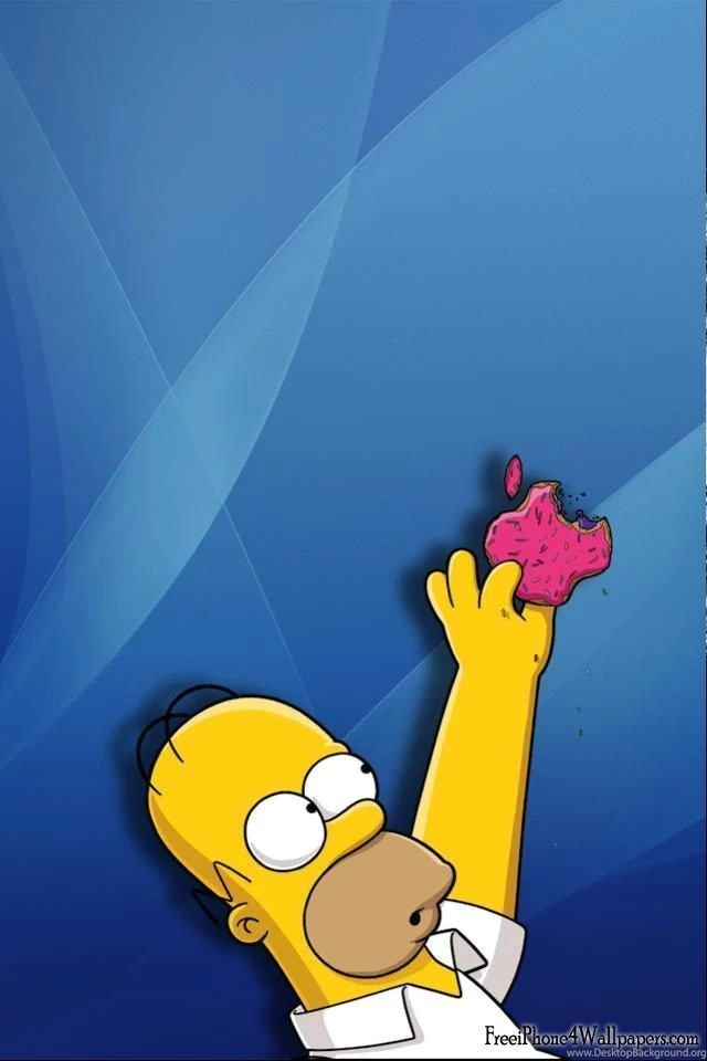 iPhone 4 640 X 960 Homer Simpson Wallpapers And Backgrounds