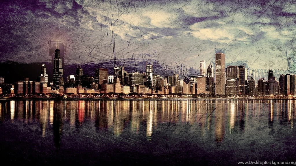 Cityscapes Skylines Chicago HDR Photography Wallpapers