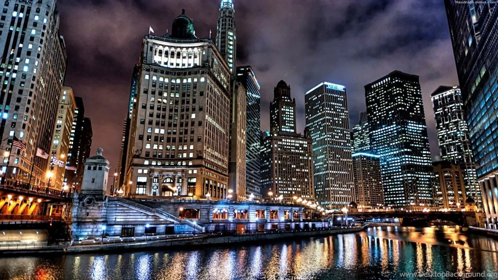 Top Chicago Skyline Wallpapers Hd Images For Pinterest