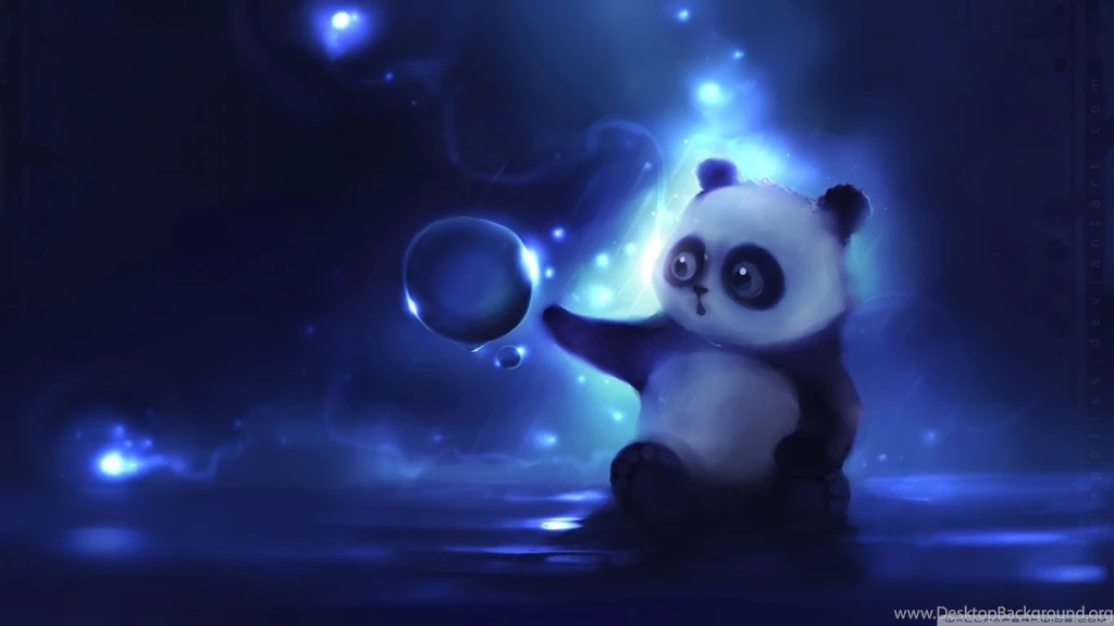 Curious Panda Painting HD Desktop Wallpapers : Widescreen : High ...