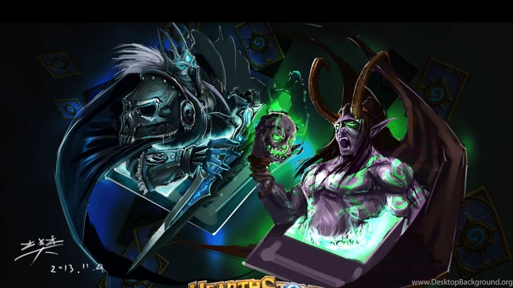 Download Wallpapers 1920x1080 Hearthstone, Warcraft, Lich King ...