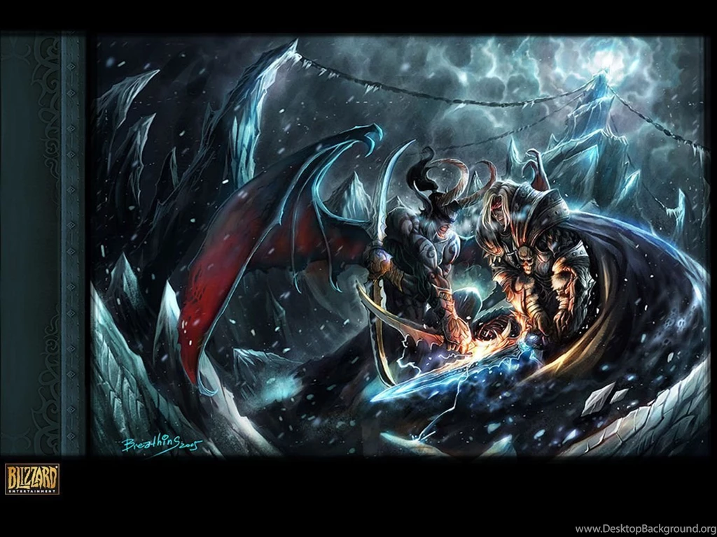 WoW   Illidan And Arthas Together   1280x960   Wallpapers