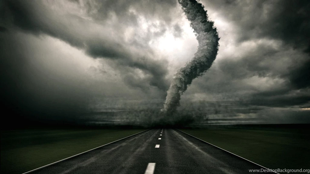 Volcano Lightning Tornado On The Road Full Hd Your HD Wallpapers ...