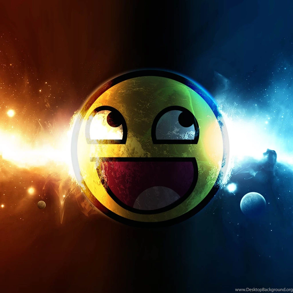 Awesome Smiley iPad 3,4 & Air Wallpapers