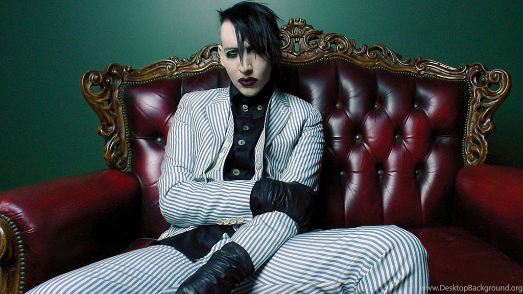 Download Wallpapers 1920x1080 Marilyn Manson, Makeup, Image ...
