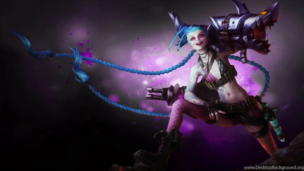 JinX League of Legends Wallpaper full HD Desktop 4.png