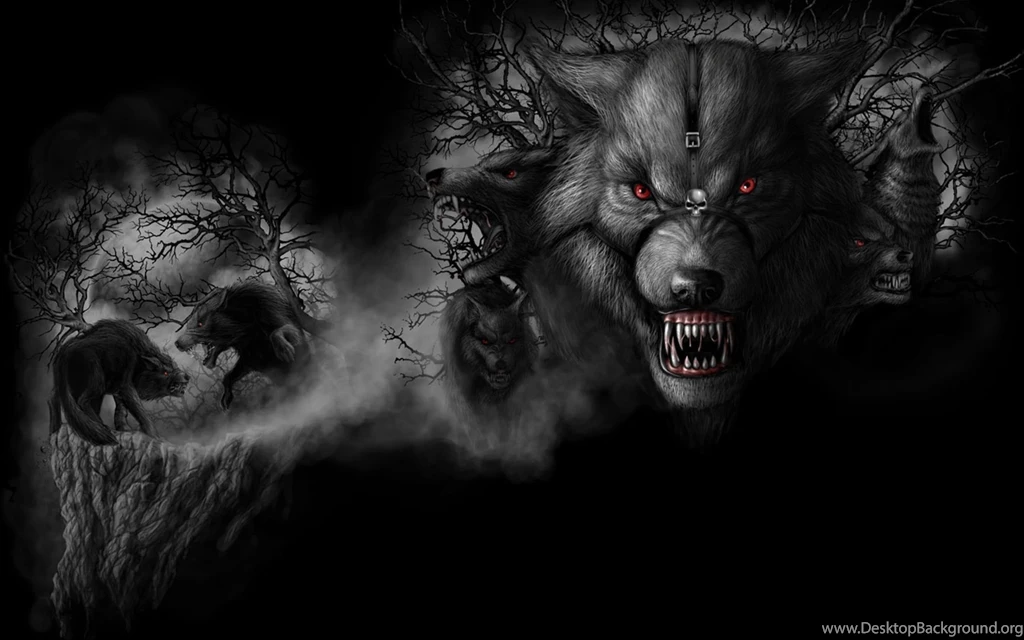 3077) Dark Wolf Full HD Wallpapers WalOps.com