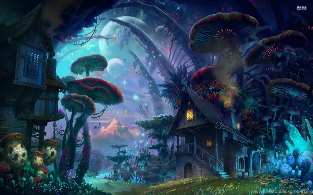 Big Mushrooms Wallpapers Fantasy Wallpapers