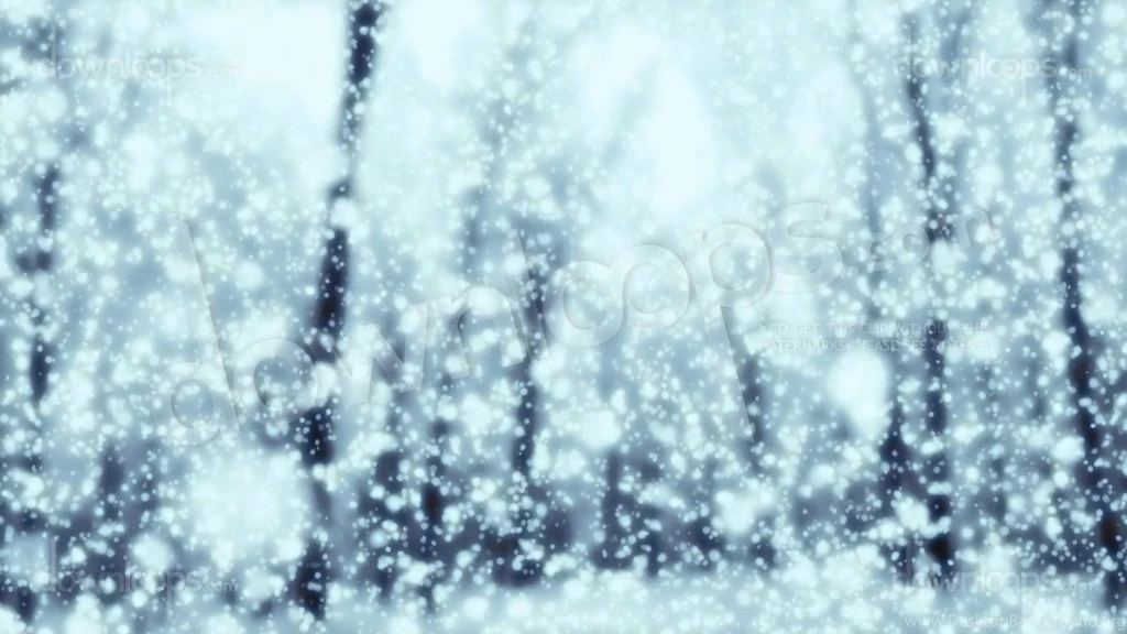 Magical Snow Snow / Christmas Video Loop / Animated Motion ...
