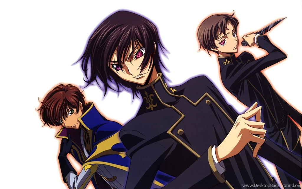 Code Geass Kururugi Suzaku Lamperouge Lelouch Anime Anime Boys ...