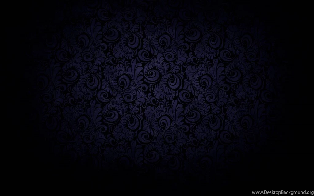 Dark Black Curved Bloom Blue Wallpapers (