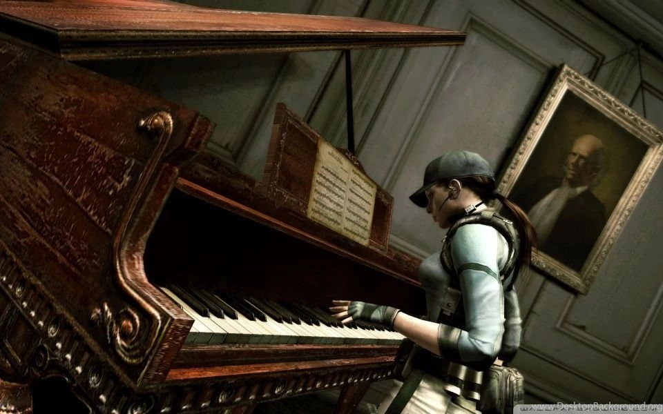 Resident Evil Jill Playing Piano HD Desktop Wallpapers : Widescreen ...