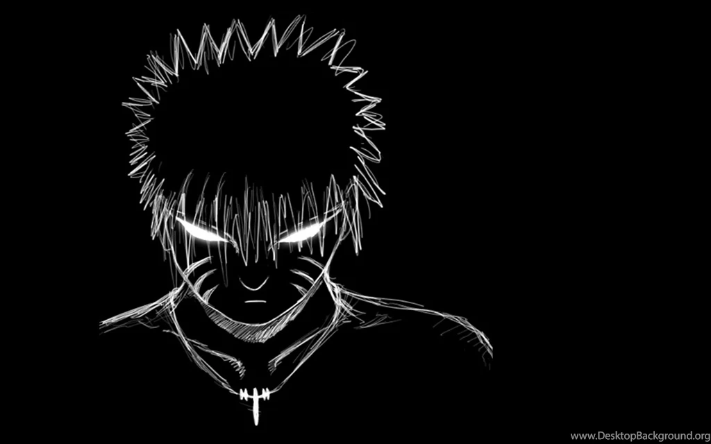 Naruto Shippuden Uzumaki Naruto Monochrome Simple Backgrounds ...