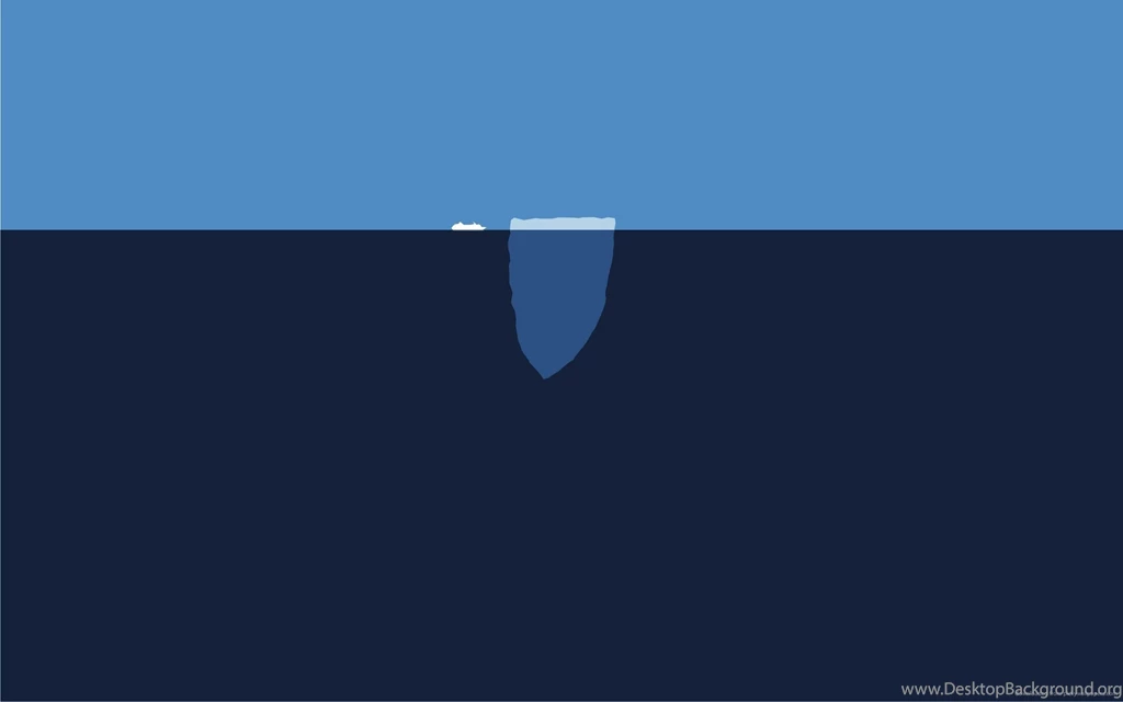 Download 2560x1600 Minimal Iceberg Wallpapers