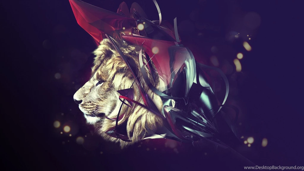Download Wallpapers 2560x1440 Lion, Burst, Color, Dark, Line Mac ...