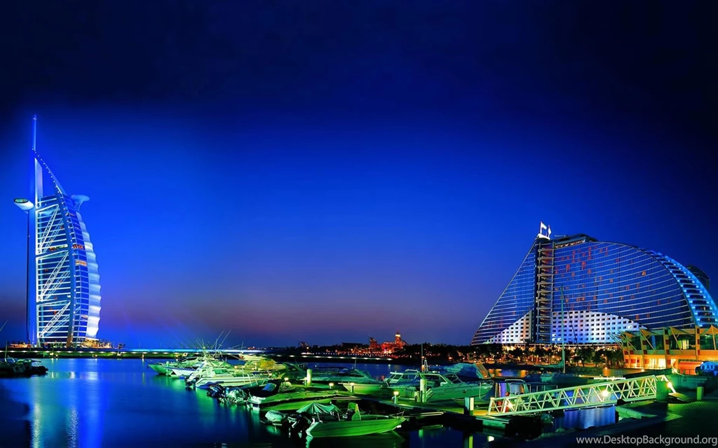 Beautiful Dubai City At Night Wallpapers Wide