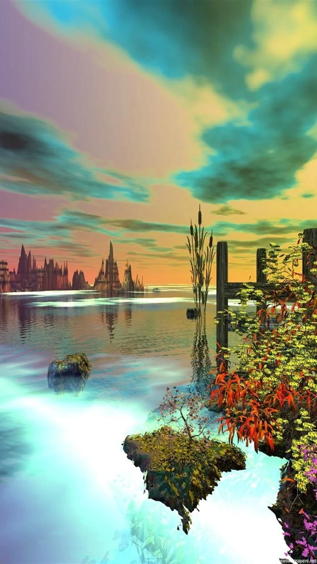 Wonderful Summer Art Nature Iphone 6 Wallpapers Hd And 1080p 6