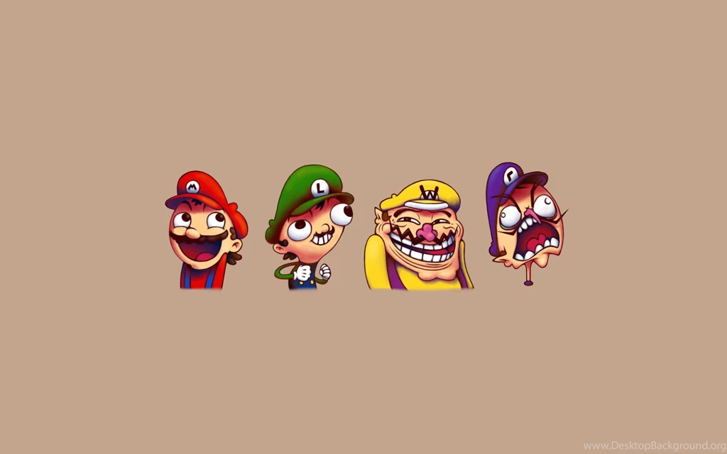 Super Mario Troll Face Wallpapers