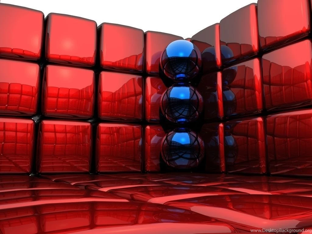 Free 3D Render, Balls And Cubes Backgrounds For PowerPoint 3D ...