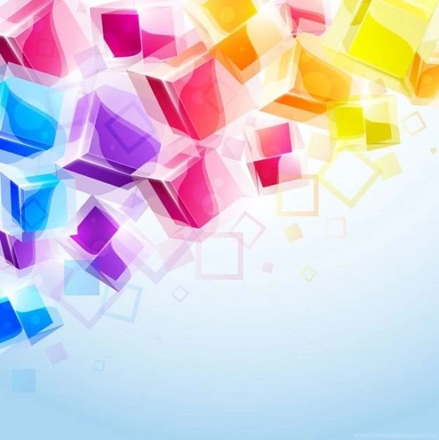 3D Cubes Backgrounds Banner Abstract Vector