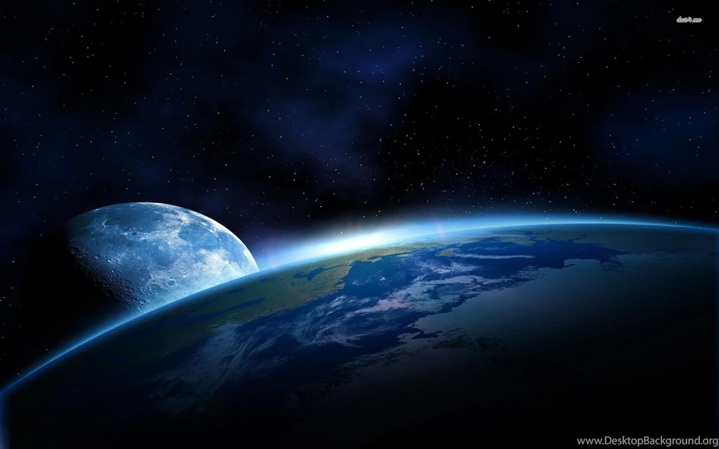 Earth And Moon Wallpapers