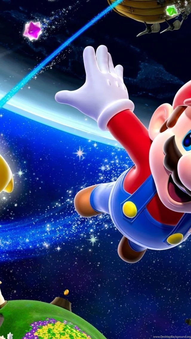 Super Mario Galaxy iPhone 5 Wallpapers
