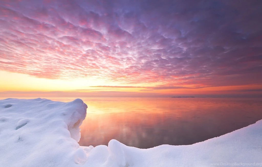 Pink Sunset In Antarctica Wallpapers And Images   Wallpapers ...