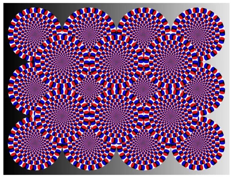 Wiggling Vibrating Shaking Optical Illusions With Apparent ...