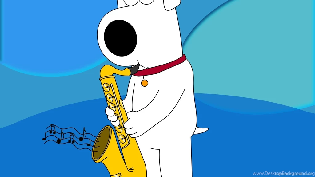 Download 1920x1080 Brian Griffin Playing Saxophone Wallpapers