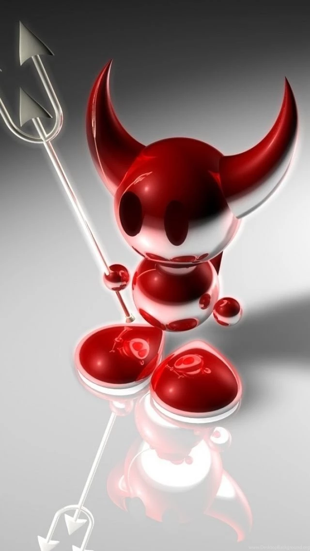 3d Devil iPhone 5 Wallpapers