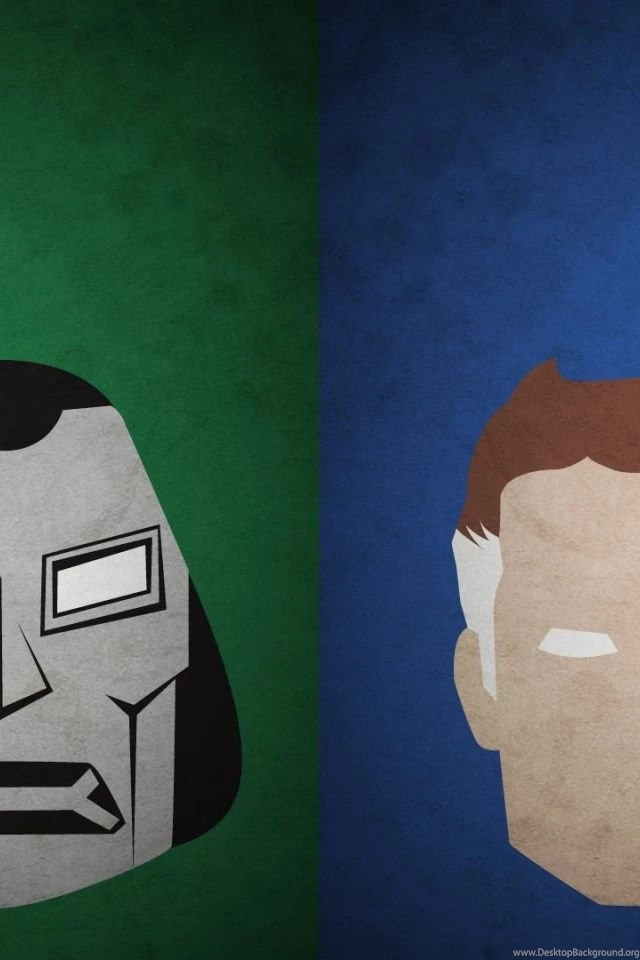 640x960 Dr. Doom And Mr. Fantastic Iphone 4 Wallpapers