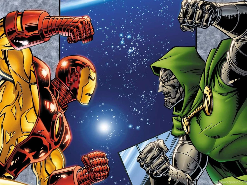 Iron Man Versus Doctor Doom Desktop Wallpapers