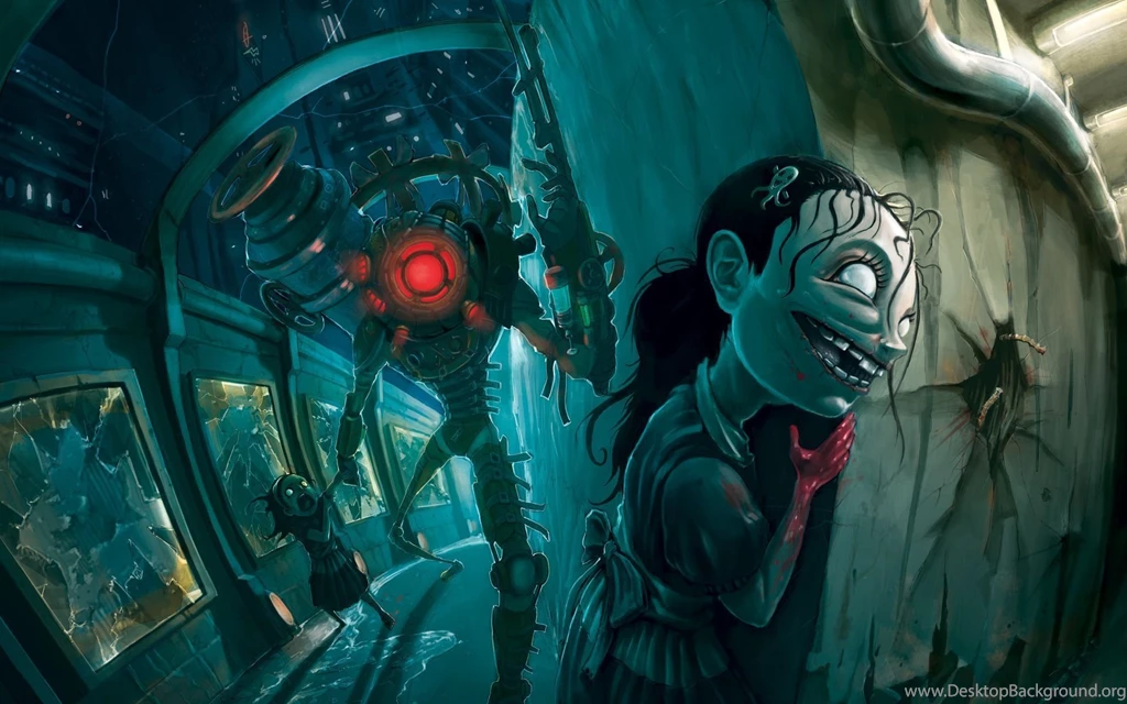 Sisters Bioshock Cool Backgrounds Backgrounds Video Game : Full HD ...