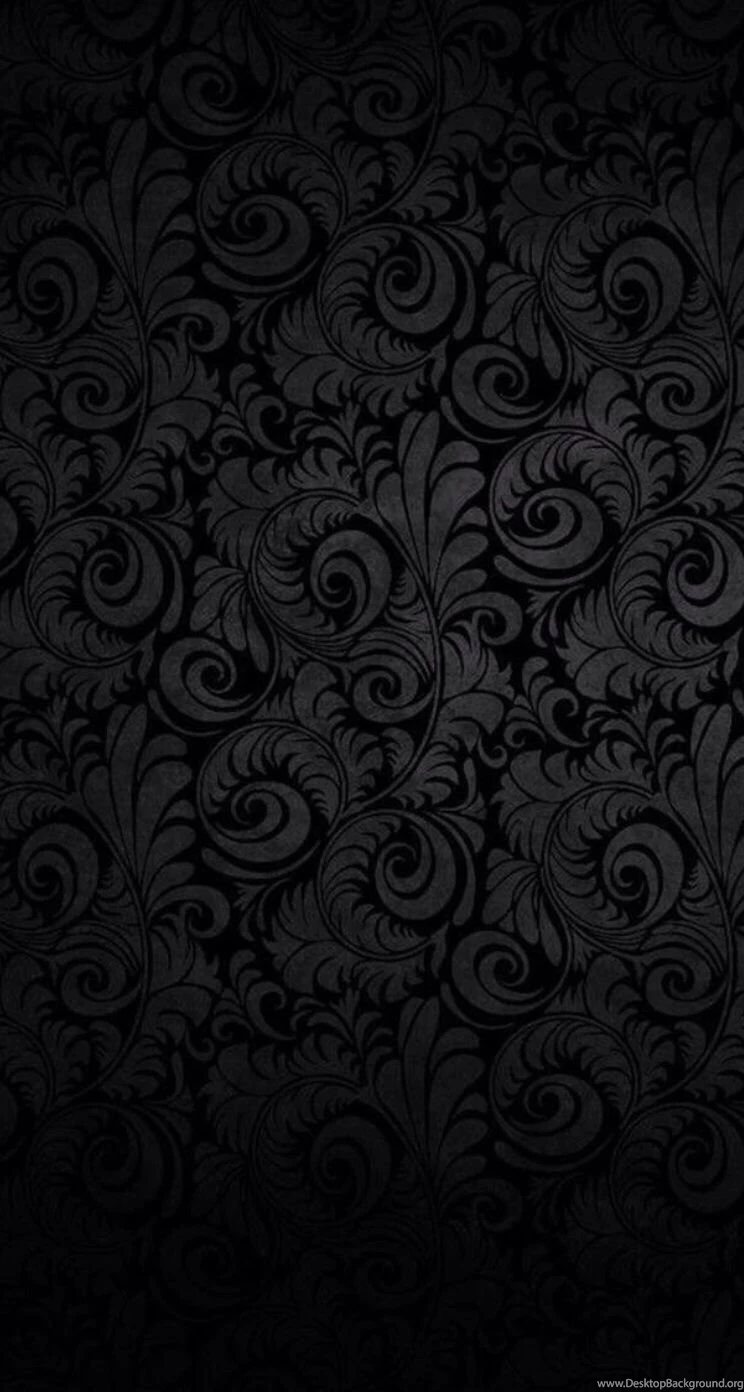 Black Pattern iPhone 5 Parallax Wallpapers (744x1392)