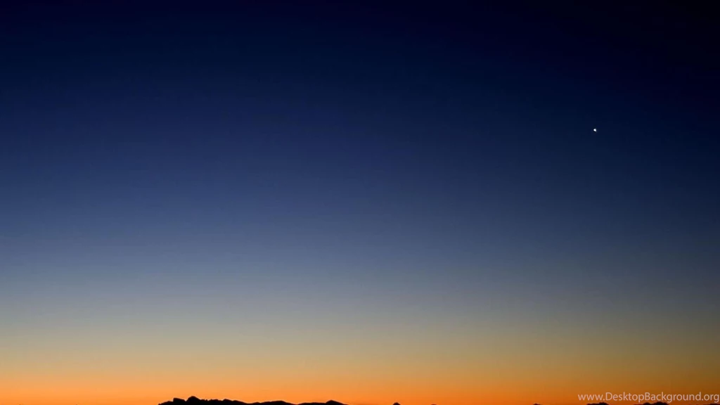 Darkness Sky Nature Landscape Orange HD Wallpapers Wallpapers ...