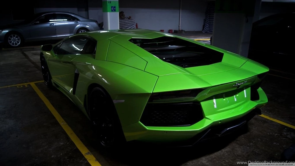Green Lamborghini HD Desktop Wallpapers : High Definition ...