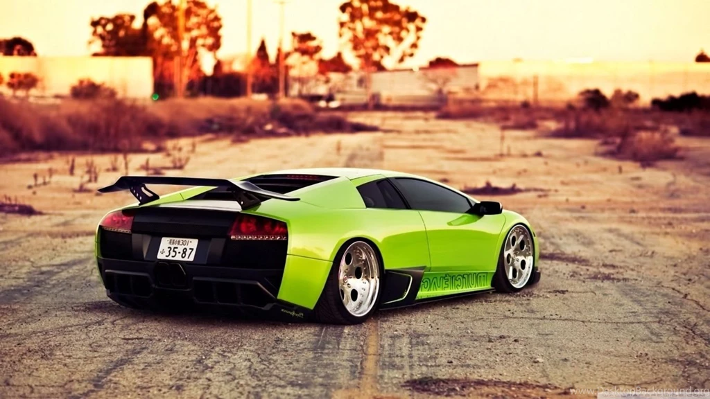 Green Lamborghini Supercar 2 Wallpapers Wallpapes HD