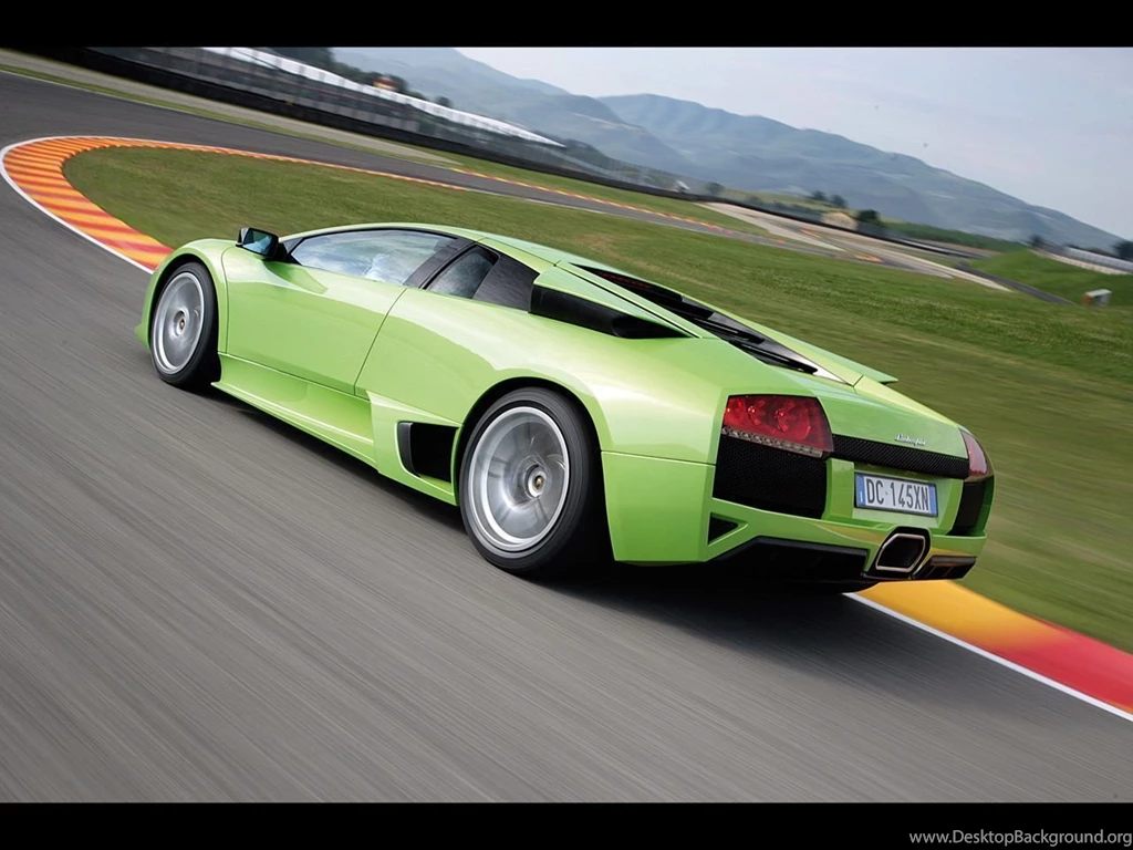 Lamborghini Murcielago LP640   Green Rear And Side Speed ...