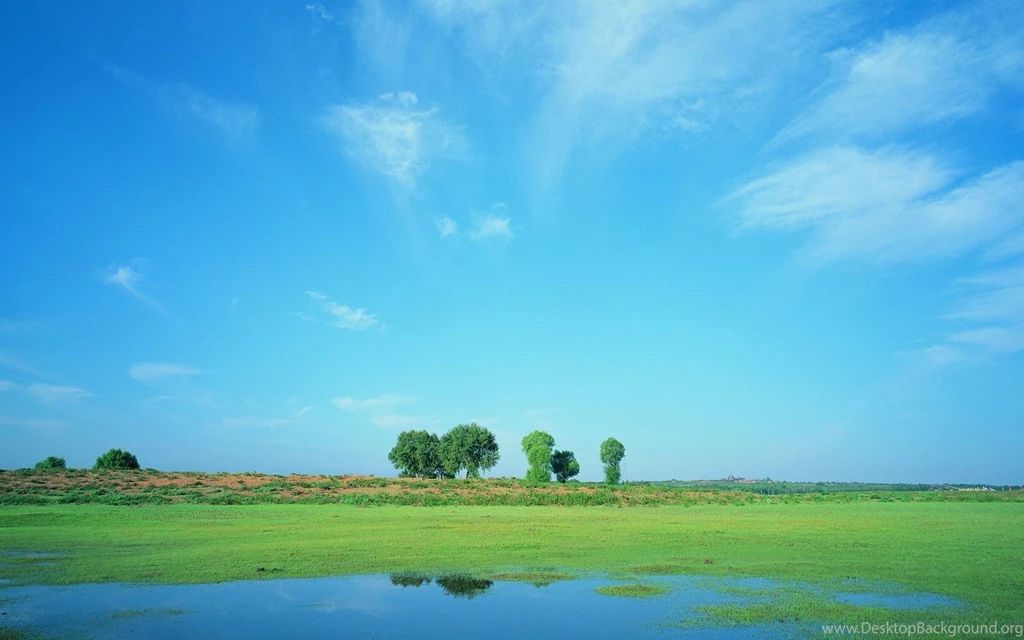 Blue Sky Prairie Scenery 22900 Wallpapers Landscape Scenery ...