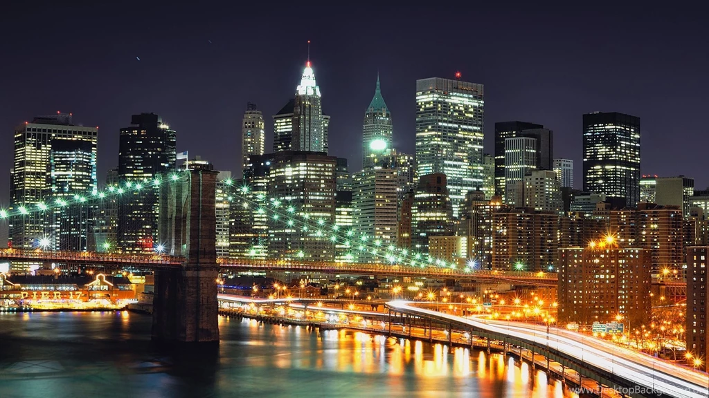 Download Wallpapers 3840x2160 New York, Brooklyn, Bridge, Night ...