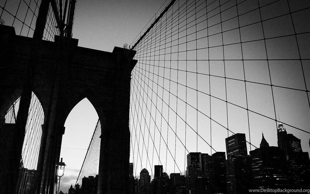 Brooklyn Bridge Wallpapers Black And White Wallpapers HD Wide
