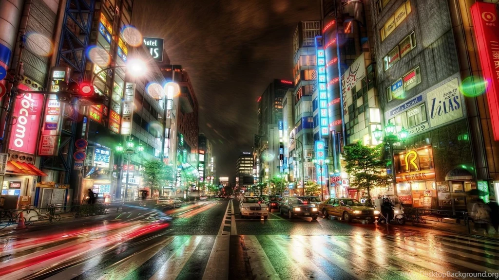 1600x900 Tokyo City Night Wallpapers